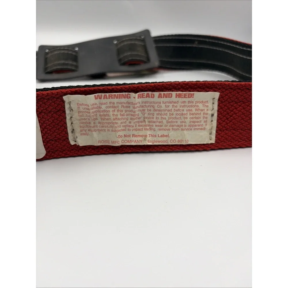 Rose Mfg. Co. Industrial Safety Harness Model 502516R